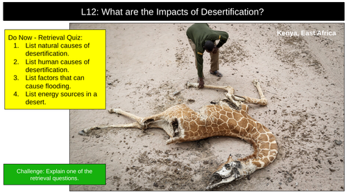 Desertification Impacts