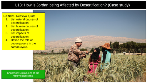 Desertification Jordan