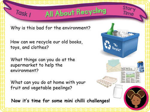 ks1 recycling homework