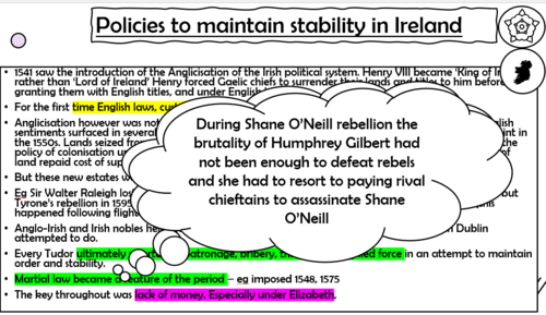 Tudor Rebellions Maintenance of Stability | Teaching Resources