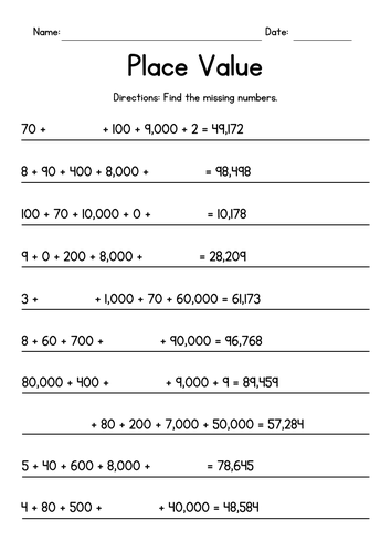 place-value-rounding-numbers-worksheets-bundle-test-prep