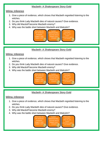 Year 5/6 Macbeth Reading 5 Phase Planning and Resources | Teaching ...