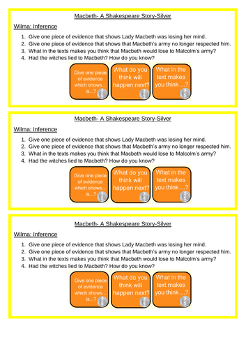 Year 5/6 Macbeth Reading 5 Phase Planning and Resources | Teaching ...