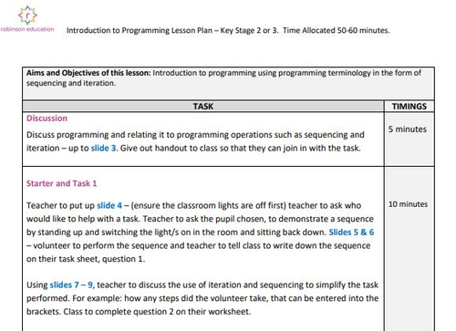 An Introduction to Programming for Key Stage 2 | Teaching Resources