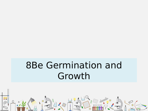 8Be Germination and Growth - 8B Plant Reproduction (Exploring Science ...