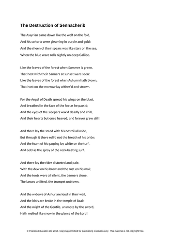 Power and Conflict Poetry with Unseen Poetry | Teaching Resources