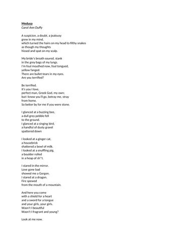 Power and Conflict Poetry with Unseen Poetry | Teaching Resources