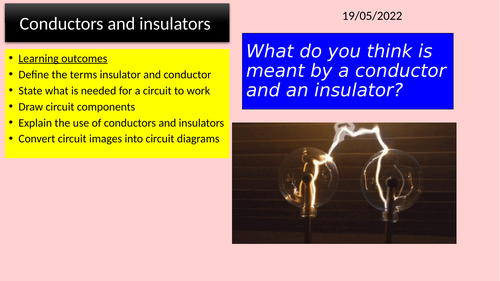 Electricity Sequence of Lessons | Teaching Resources