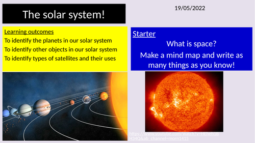 Space sequence of Lessons | Teaching Resources