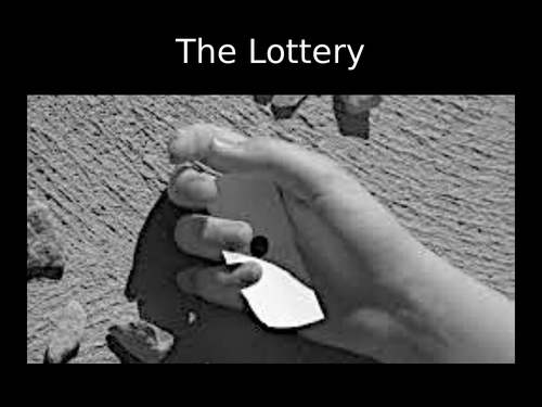 The Lottery PowerPoint