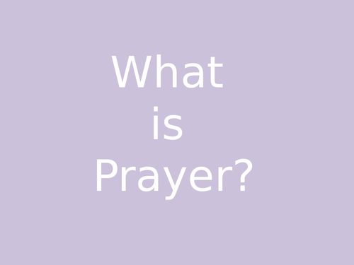 Prayer