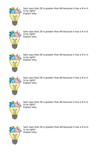 ks1 place value problem solving