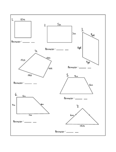 perimeter lesson 1 | Teaching Resources