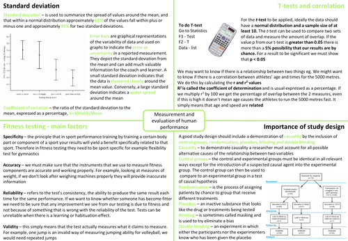 IB SEHS - Topic 6 Measurement & Evaluation of Human Performance