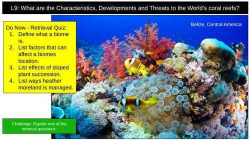 Coral Reefs AQA