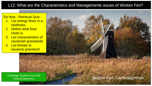 Managing Ecosystems AQA