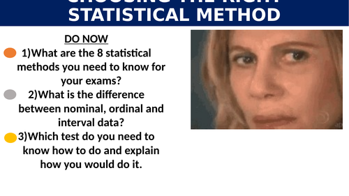 How and when to use statistical tests - Psychology | Teaching Resources