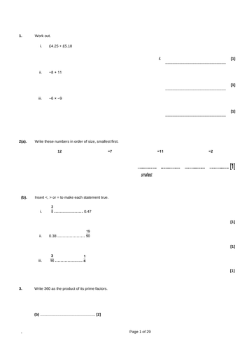 gcse-maths-foundation-paper-2-practice-teaching-resources