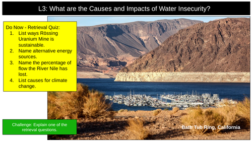 Water Security AQA