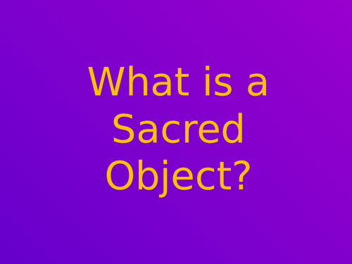 Catholic Sacred Objects