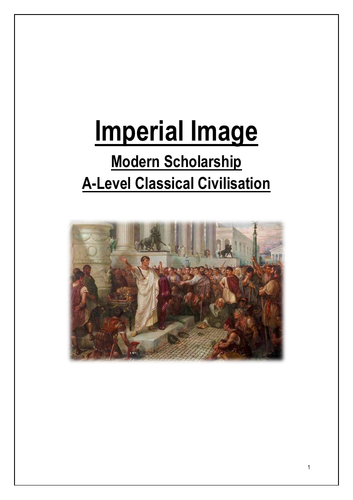 Imperial Image: Modern Scholarship (OCR A-Level Classical Civilisations)