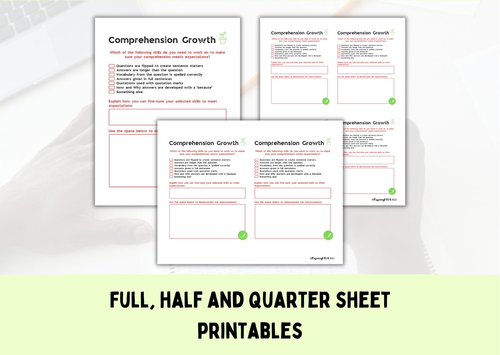 Accountable Feedback Sheet | Printable Marking Resources | Ease Workload | Teaching Resources