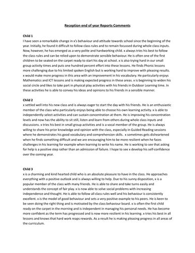 end-of-year-report-comments