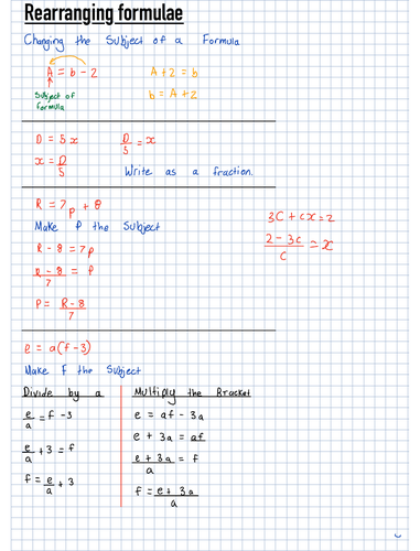 Edexcel IGCSE Maths Notes | Teaching Resources