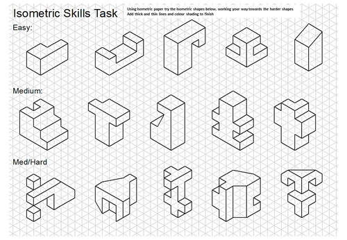 isometric drawing assignment