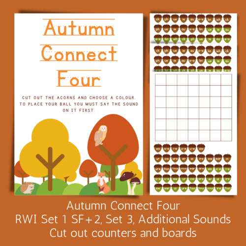 Autumn KS1 Phonics Activity Pack 20 Pages/6 Activities Adapted to