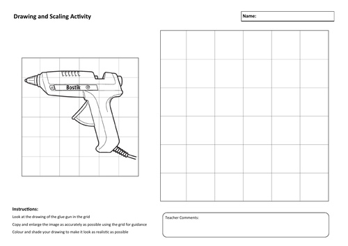 Drawing and Scaling Task