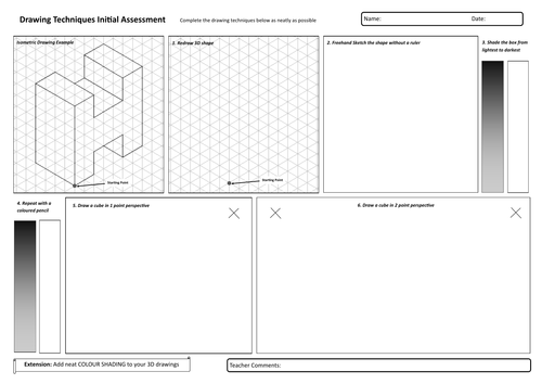 Mini Assessment - Drawing Techniques