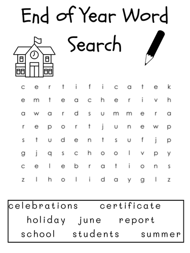 end-of-school-year-wordsearch-teaching-resources