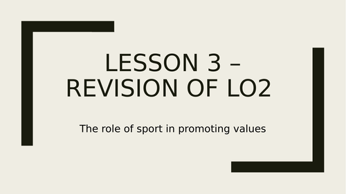 Cambridge Nationals Sports Studies revision resources | Teaching Resources