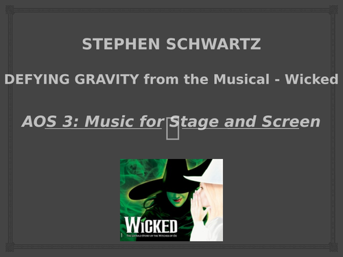 Edexcel GCSE Music: Defying Gravity