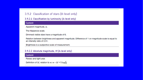 Complete teaching bundle of AQA A level Physics Astrophysics Unit ...