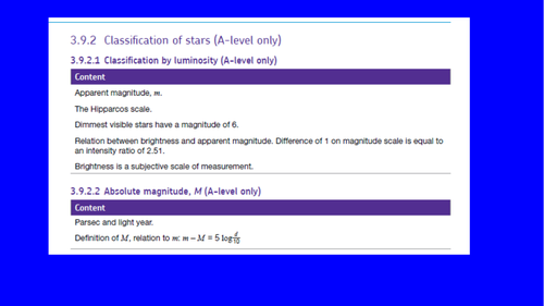 Lesson 6 - Distance Scales and Calculations for AQA A level Physics - Astrophysics Unit