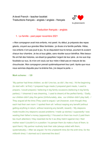 a level french writing skills essays translations and summaries