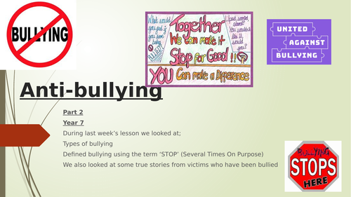 Anti-bullying lessons x 2 | Teaching Resources