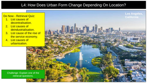 Urban Location Form AQA