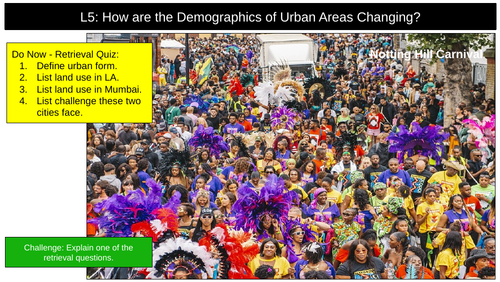 Urban Demographics AQA