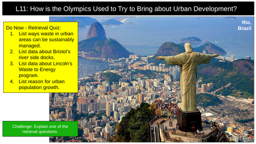 Olympic Regeneration AQA