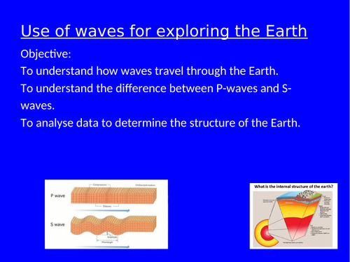 GCSE Physics Seismic P and S waves lesson episode with student work ...