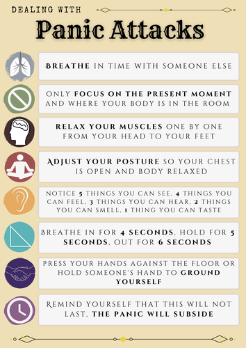 Panic Attack Resource | Teaching Resources