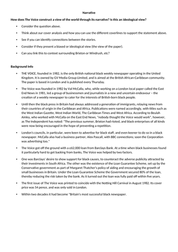 media studies a level essay structure