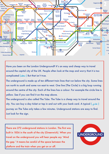 The London Underground | Teaching Resources