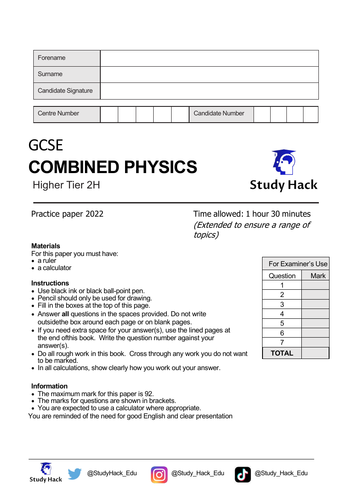 2022 physics paper structured essay