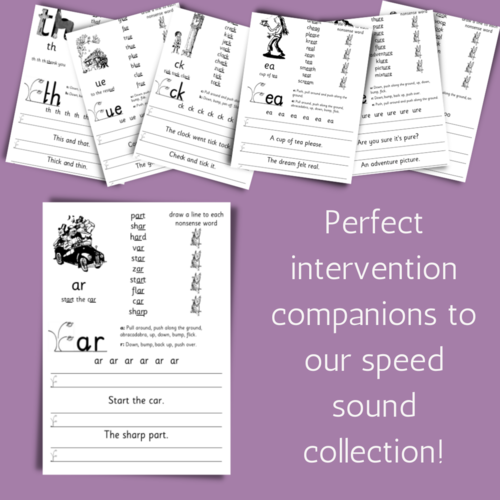 RWI Initial Sounds Intervention Worksheets Teaching Resources
