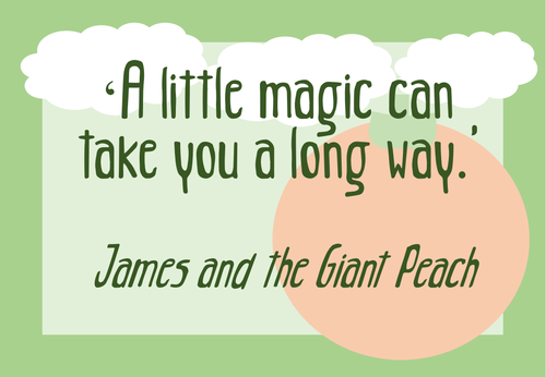 Roald Dahl Poster Quotes | Teaching Resources