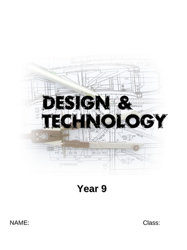 design and technology homework booklet